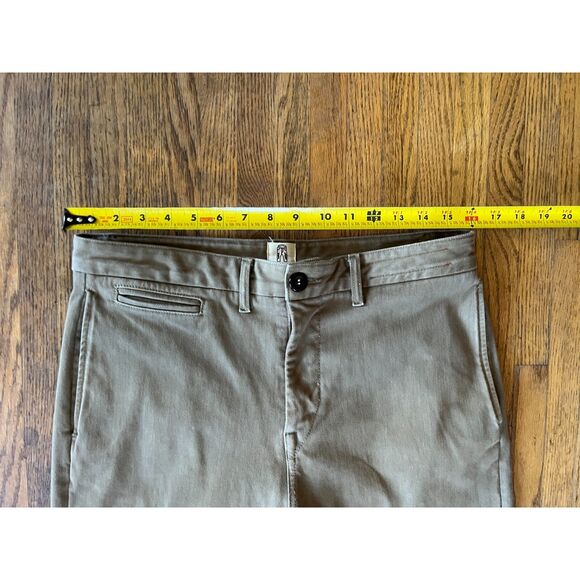 HIROSHI KATO Beige Cotton Khaki Chino Pants Trousers Mens Size 31 - Picture 7 of 10